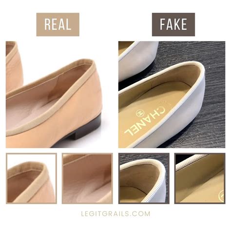 real vs fake chanel ballet flats|chanel shoes style numbers.